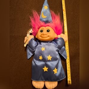 Lucky Wizard Troll Doll 8"